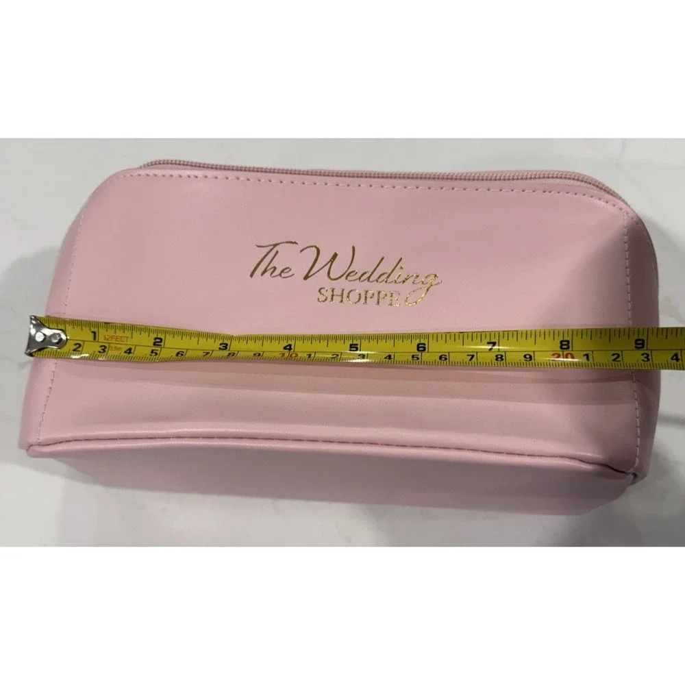 The Wedding Shop Pink Travel Cosmetic Bag Makeup‎ Case and 20 oz. tumbler NEW